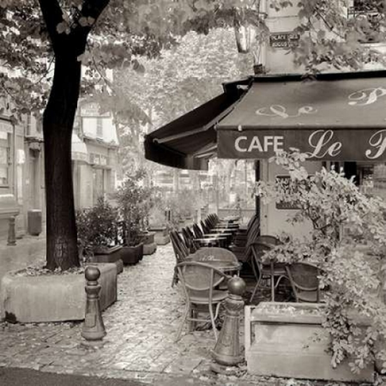 Café, Aix-en-Provence Poster Print by Alan Blaustein - Item # VARPDXABFR145